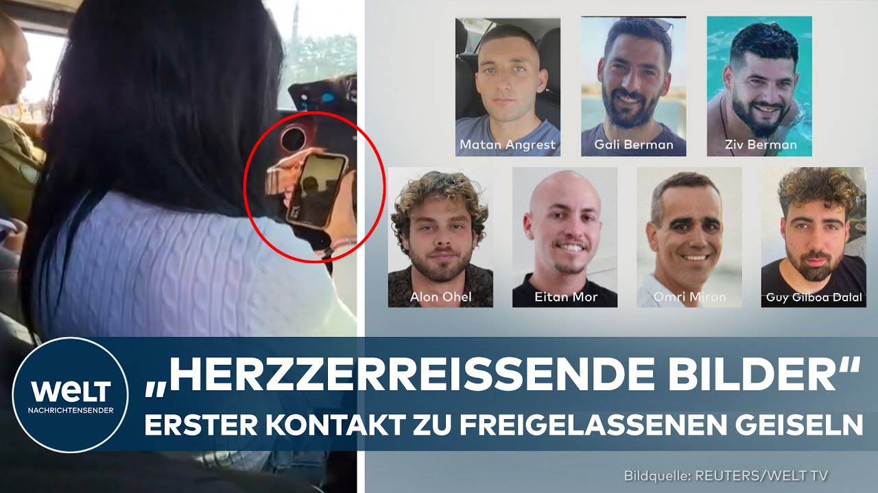 ISRAEL: ERSTE GEISELN FREI! Herzzerreißender erster Kontakt – Diese Menschen sind nun frei!