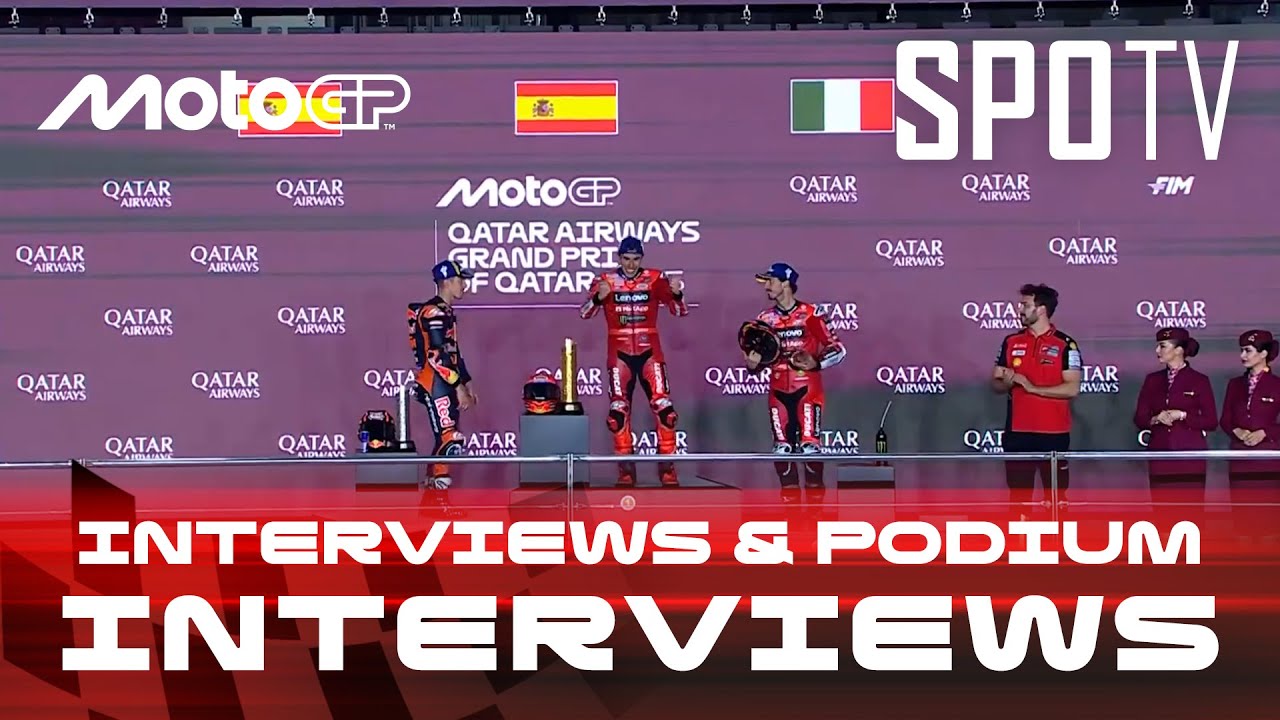Interviews & Podium Qatar Airways Grand Prix of Qatar | [MotoGP Qatar]