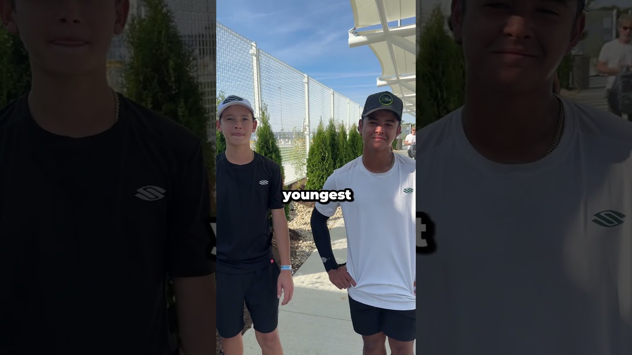 14 year old and 16 year old rising pickleball stars fresh off of championship court 💪