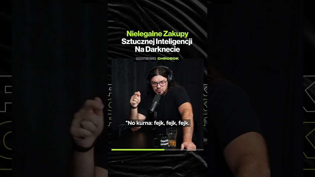 Nielegalne Zakupy Sztucznej Inteligencji w Darknecie – ft. @MateuszChrobok