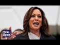 WATCH: Harris holds first campaign event as majority of Democratic Party delegates pledge support