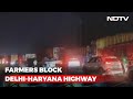 Video: Farmers Protest Jams Haryana Highway, Hundreds Stuck By Night