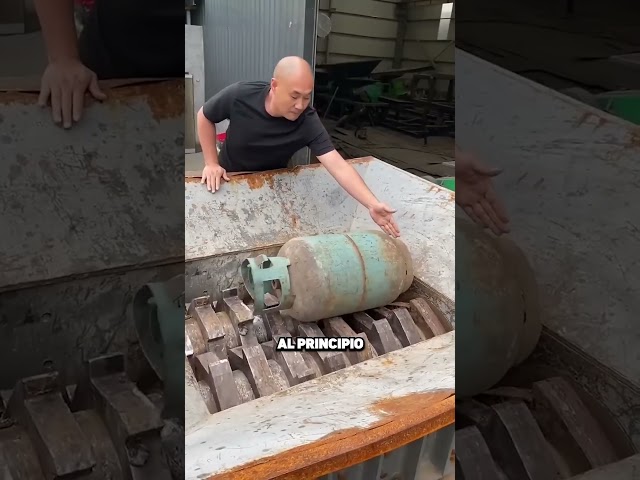 ¡Este Tipo Trituró Su Cilindro De Gas! 🧯💥😱🔥