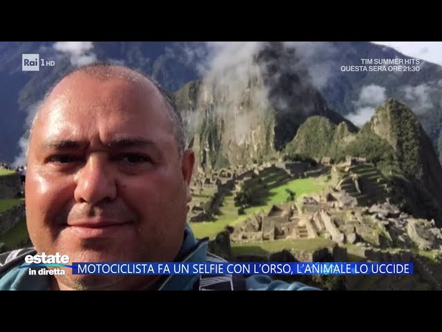 Selfie con l'orsa e viene sbranato dall'animale - Estate in Diretta 04/07/2025