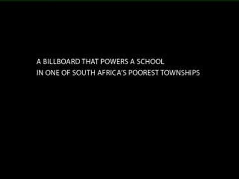 South African bank, NedBank's Solar-Powered Billboard makes an impact in communities by going beyond it's primary purpose as an advertising medium...