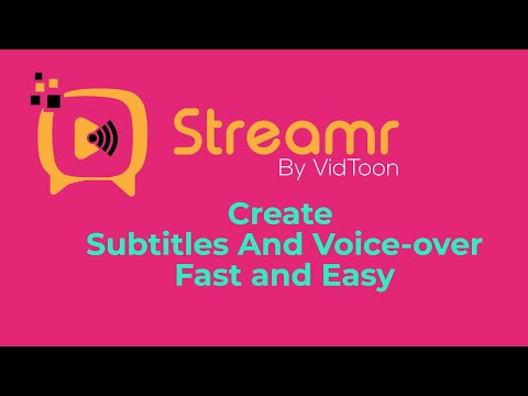 Automated AI Video to Text Transcription Software- Streamr