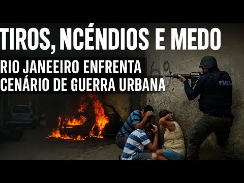 🚨 Tiros, incêndios e medo: Rio de Janeiro vive cenário de guerra urbana em outubro de 2025