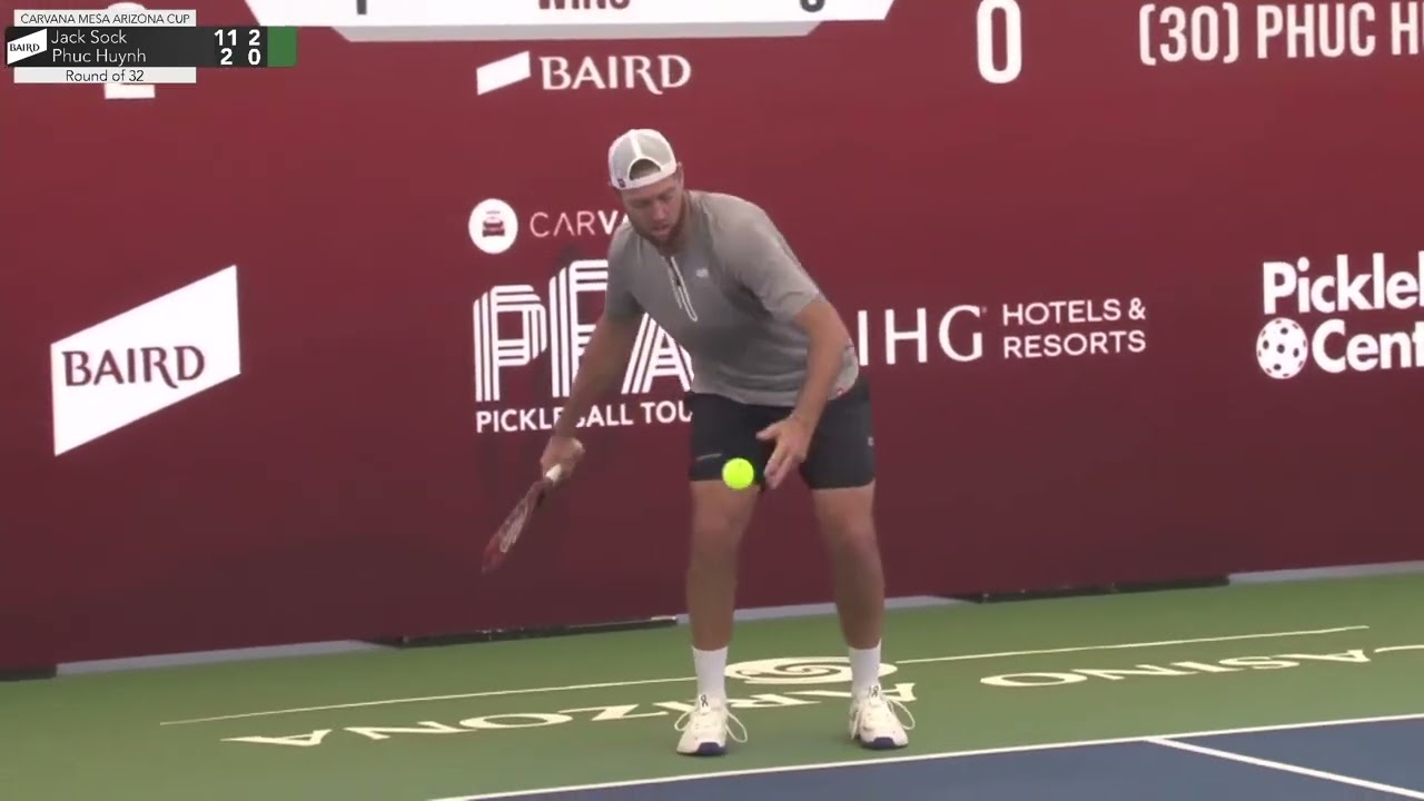 Jack Sock Highlights - Men's Singles R32 - Sock vs Huynh | Mesa Arizona Cup 2024