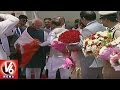 Vice President Mohammad Hamid Ansari Arrives In Hyderabad