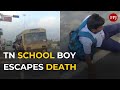 School boy falls from crowded bus, shocking visuals