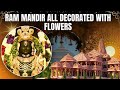 Ram Mandir All Decorated With Flowers | NewsX 9 AM Report From Dharam Path | NewsX