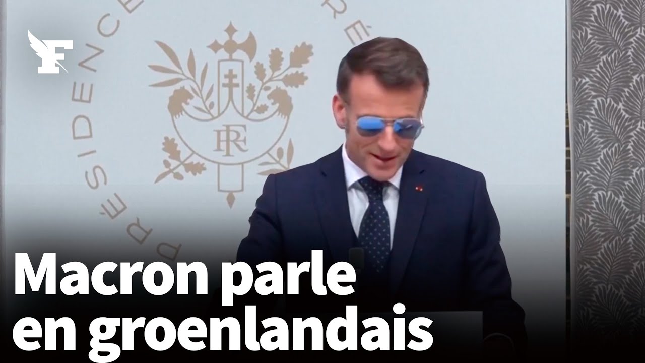 Macron réaffirme son soutien au Groenland, en parlant la langue locale