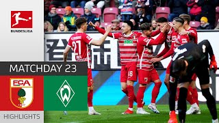 FC Augsburg — SV Werder Bremen 2-1 | Highlights | Matchday 23 – Bundesliga 2022/23