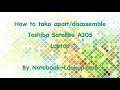 How to take apart/disassemble Toshiba Satellite A305 laptop