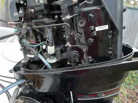 mercury 1989 classic 50, 45 hp. - YouTube fuse electrical box cover 