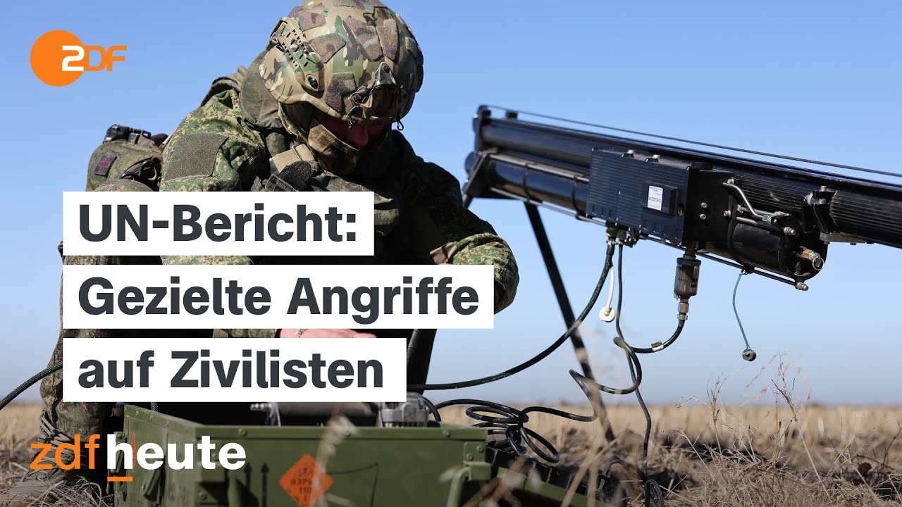 UN-Bericht: Russland jagt ukrainische Zivilisten mit Drohnen | Morgenmagazin