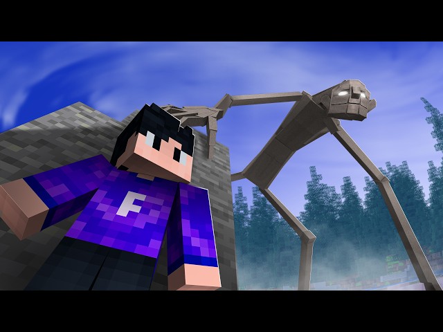 Fixz encontra a CRIATURA DA ESTRADA no Minecraft!