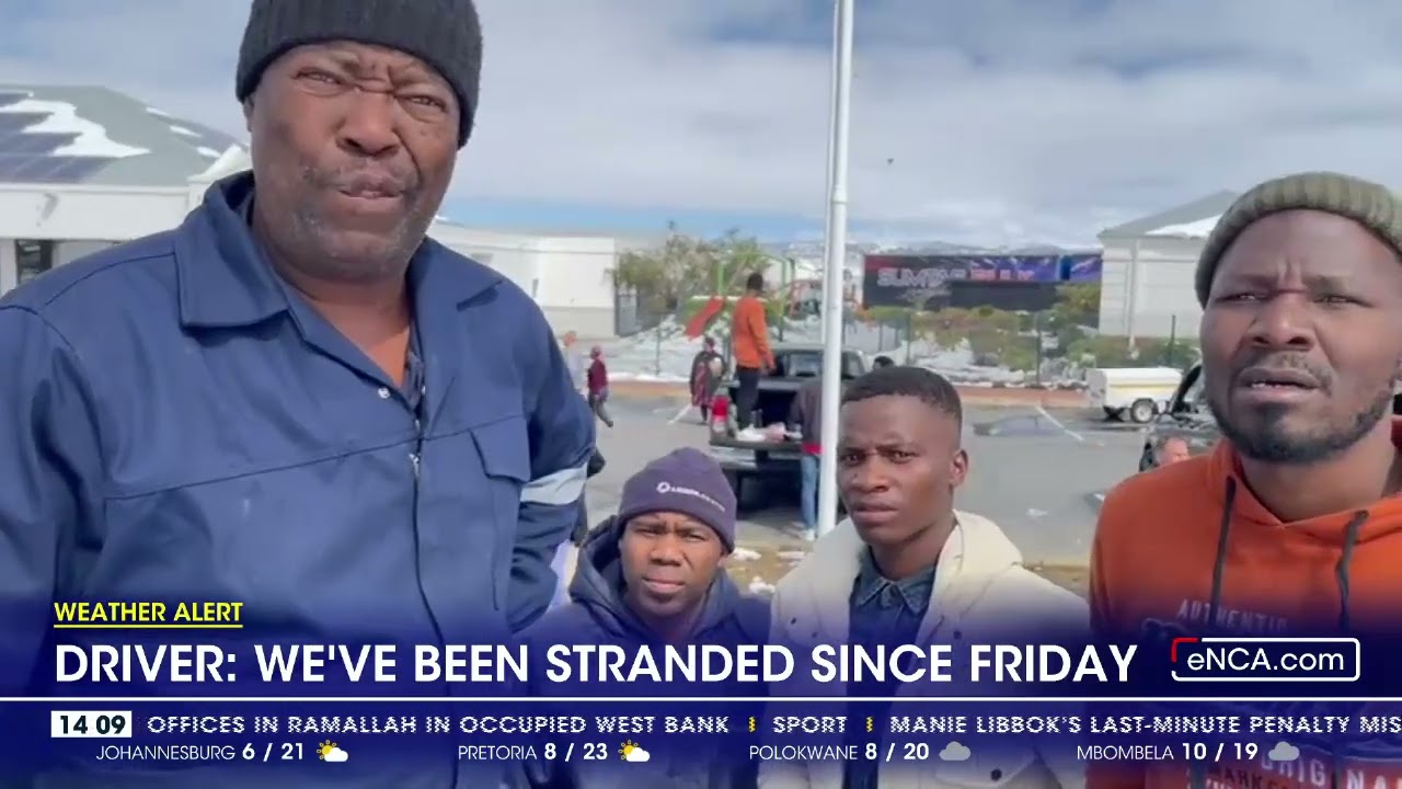 We've been stranded since Friday - Truckers