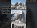 Israeli missiles bring down high-rise apartment building in Gaza City  - 00:22 min - News - Video