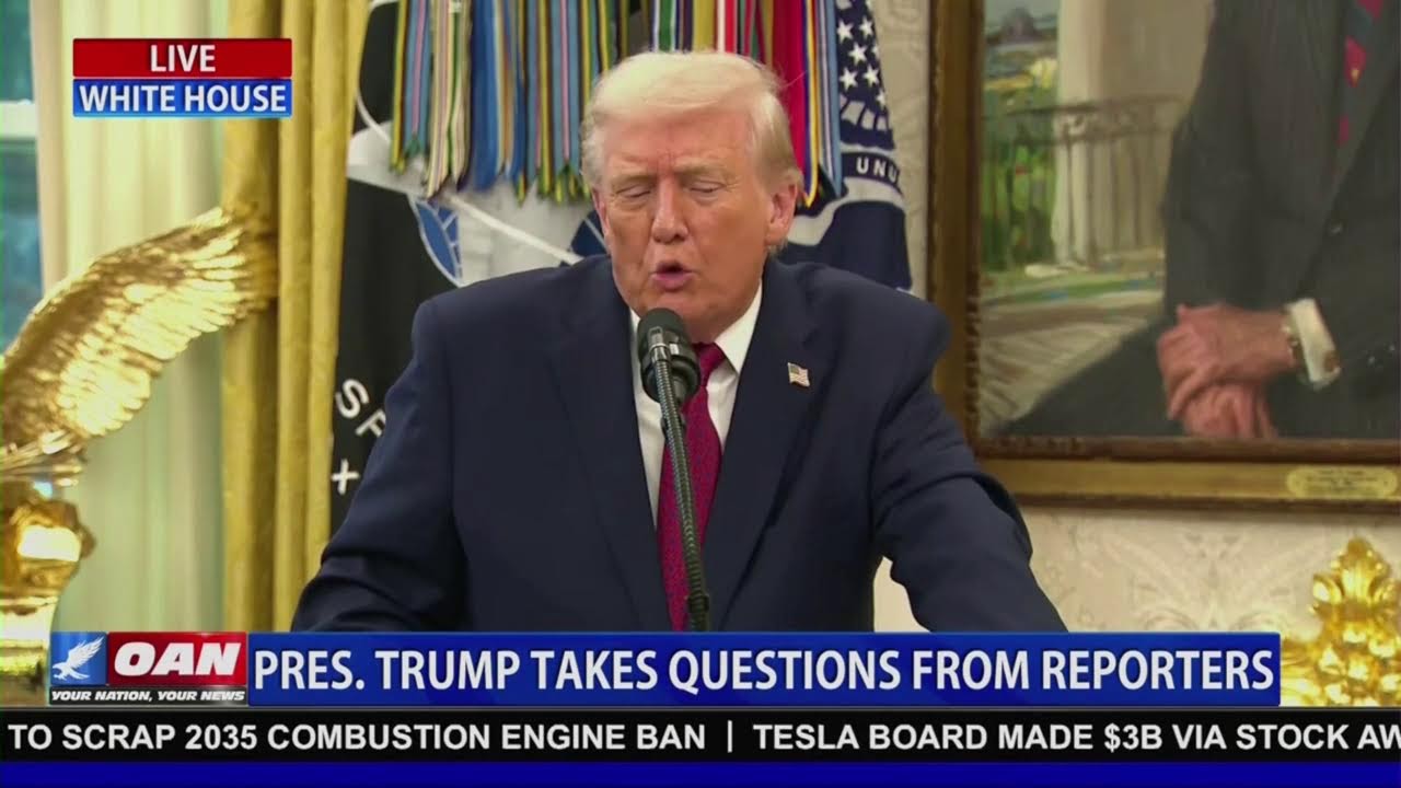 LIVE: President Trump Participates in Mexican Border Defense Medal Presentation