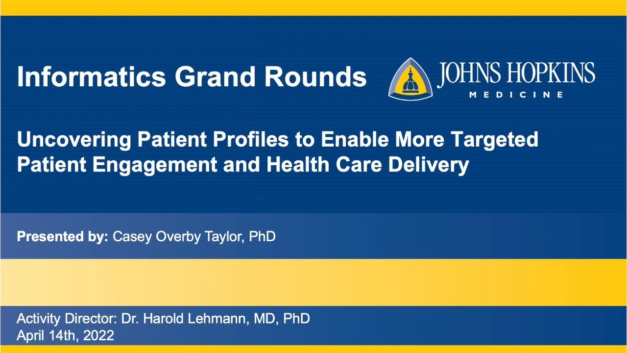 Dr. Casey Overby Taylor & Lessons from the OHDSI Network Informatics Grand Rounds 10/14/21