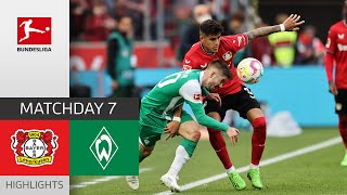 Bayer 04 Leverkusen — Werder Bremen 1-1 | Highlights | Matchday 7 – Bundesliga 2022/23