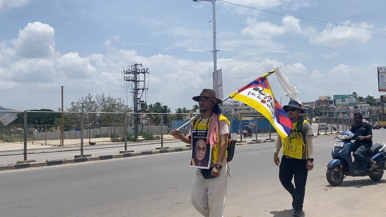 Tibetan Exiles Hold 49th-Day Memorial for Lobga Rangzen, Stage Protests in His Memory