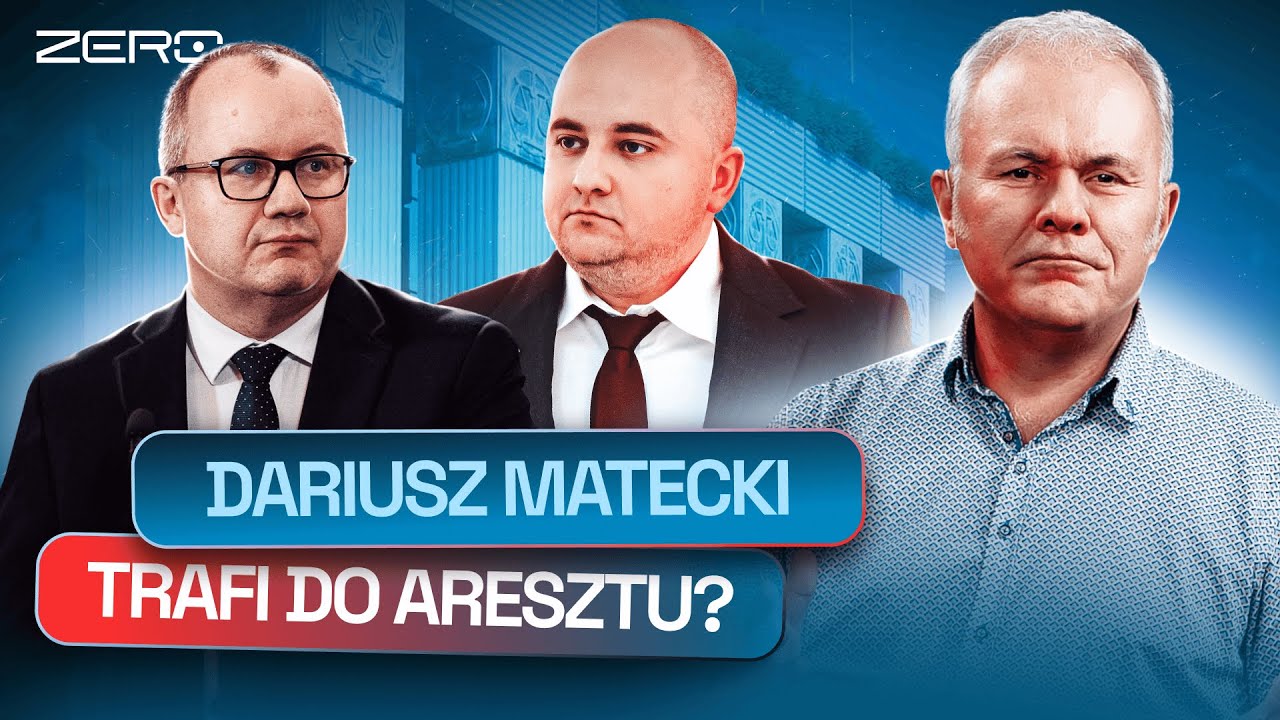 KŁOPOTY DARIUSZA MATECKIEGO. ADAM BODNAR CHCE MU ODEBRAĆ IMMUNITET