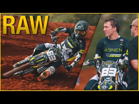 2025 Supercross Testing | Austin Forkner on Triumph