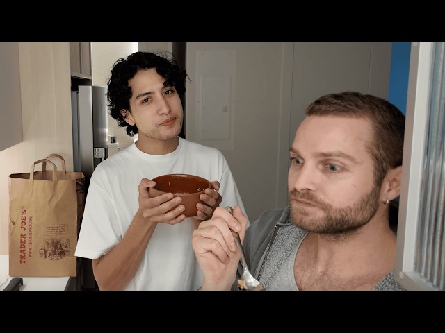 アメリカの人気スーパーの冷凍食品と食べまくる with マイルズ