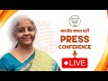 LIVE: Union Minister Smt. Nirmala Sitharaman addresses press conference at BJP Head Office, Delhi