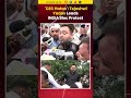 #watch | Tejashwi Yadav Leads INDIA Bloc Protest Against CEC Gyanesh Kumar #shorts