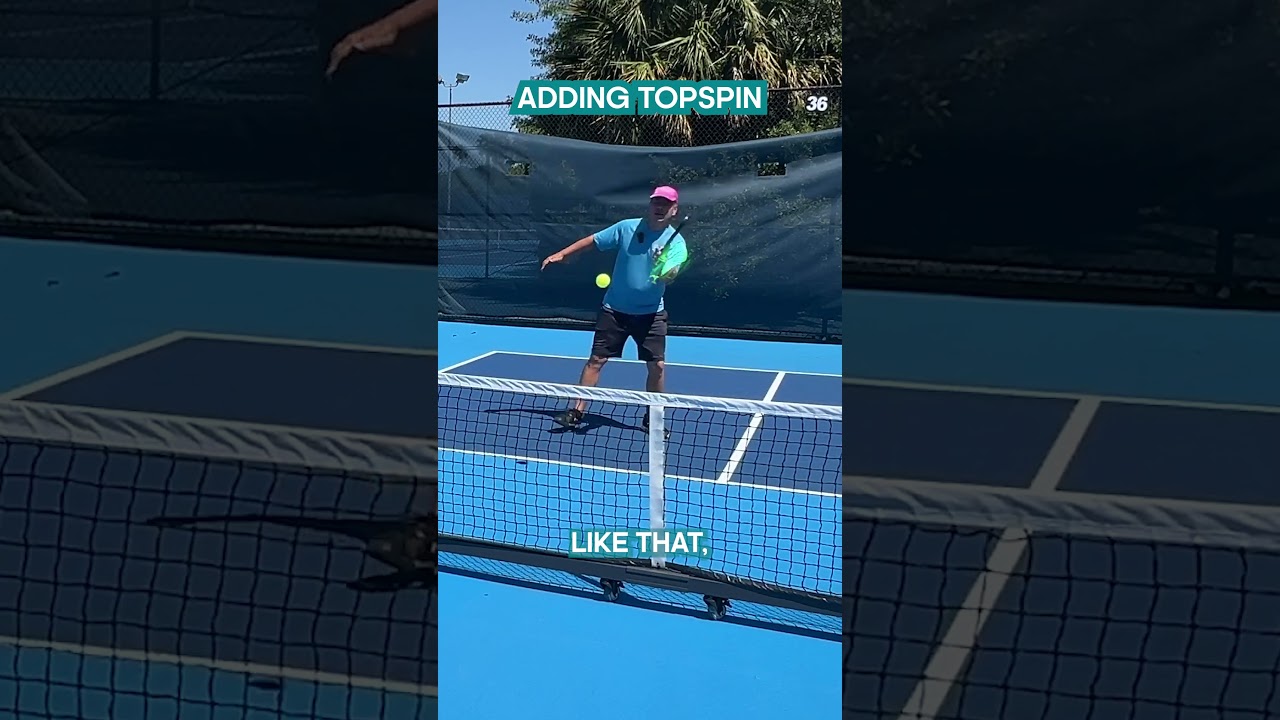 Mastering Pickleball Flat Shots and Topspin