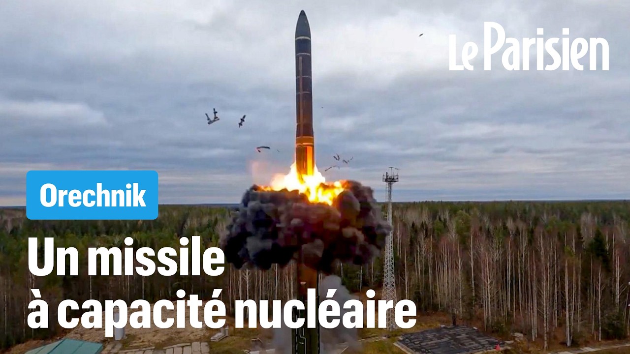 « Ils sont fous » : la Russie frappe l’Ukraine avec un missile Orechnik