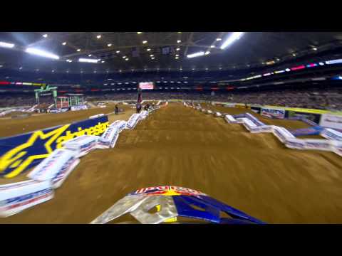 GoPro HD: James Stewart Heat 2013 Monster Energy Supercross from St. Louis 
