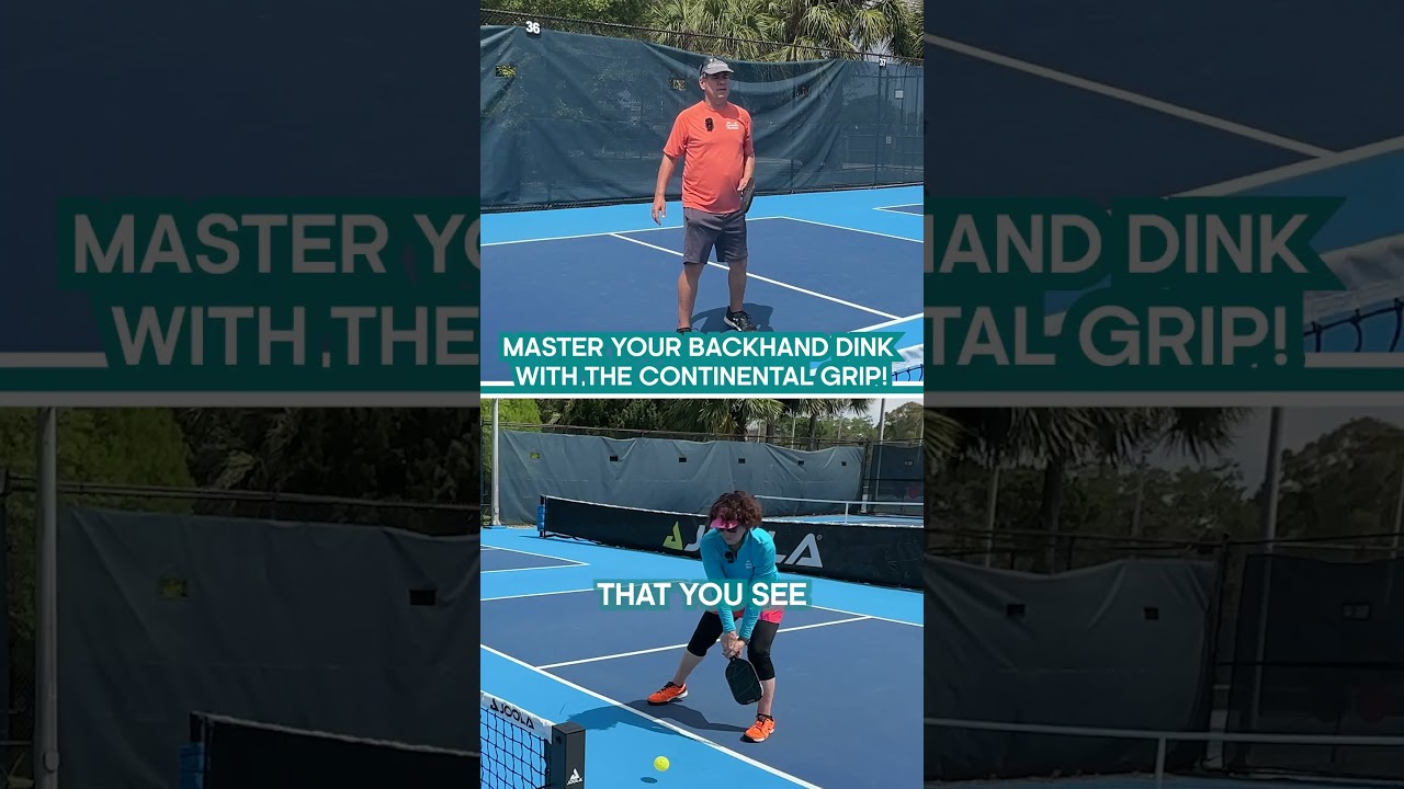 Master Your Backhand Dink with the Continental Grip!