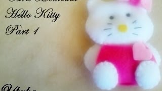 Cara Membuat Boneka Hello  Kitty  Dari  Kain  Flanel  