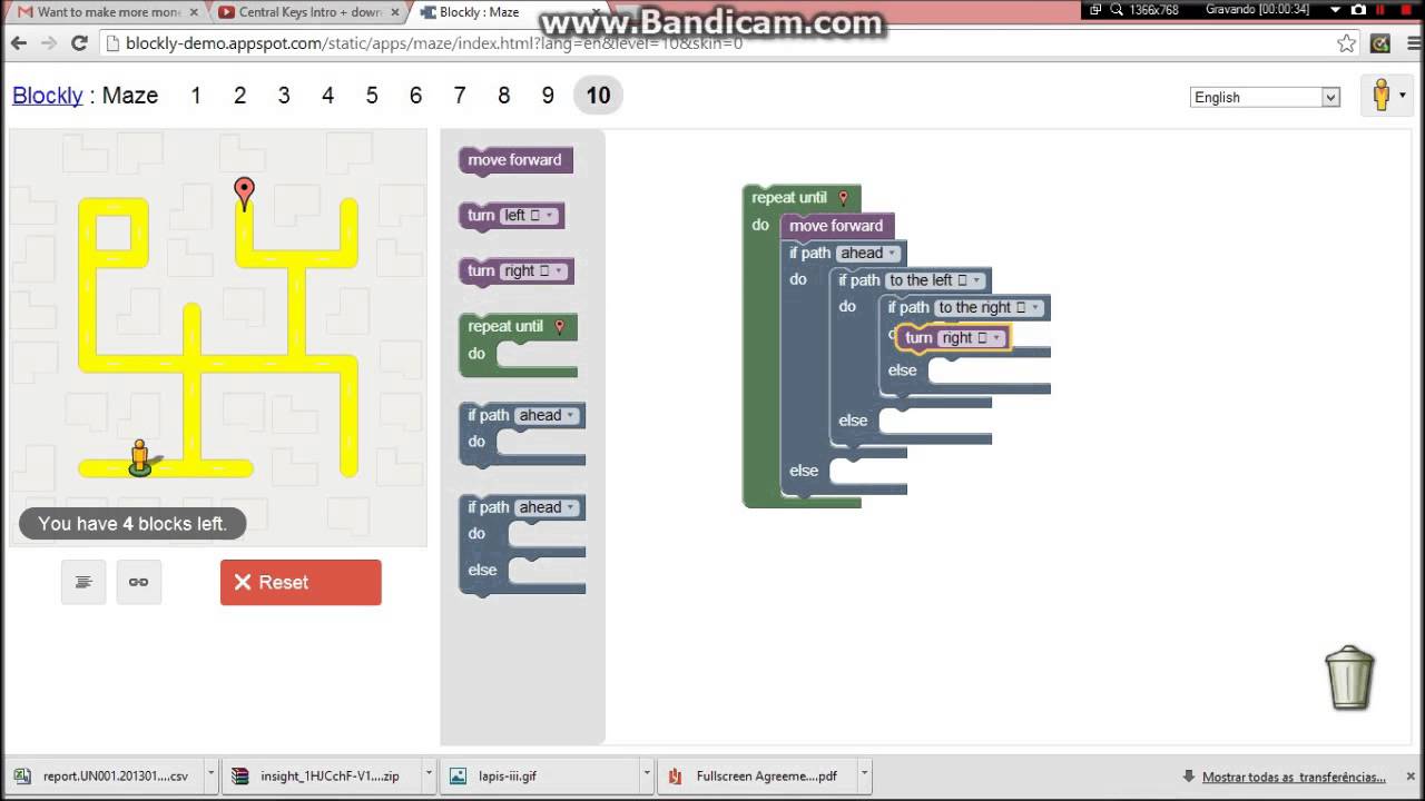 how-to-solve-blockly-maze-level-10-youtube