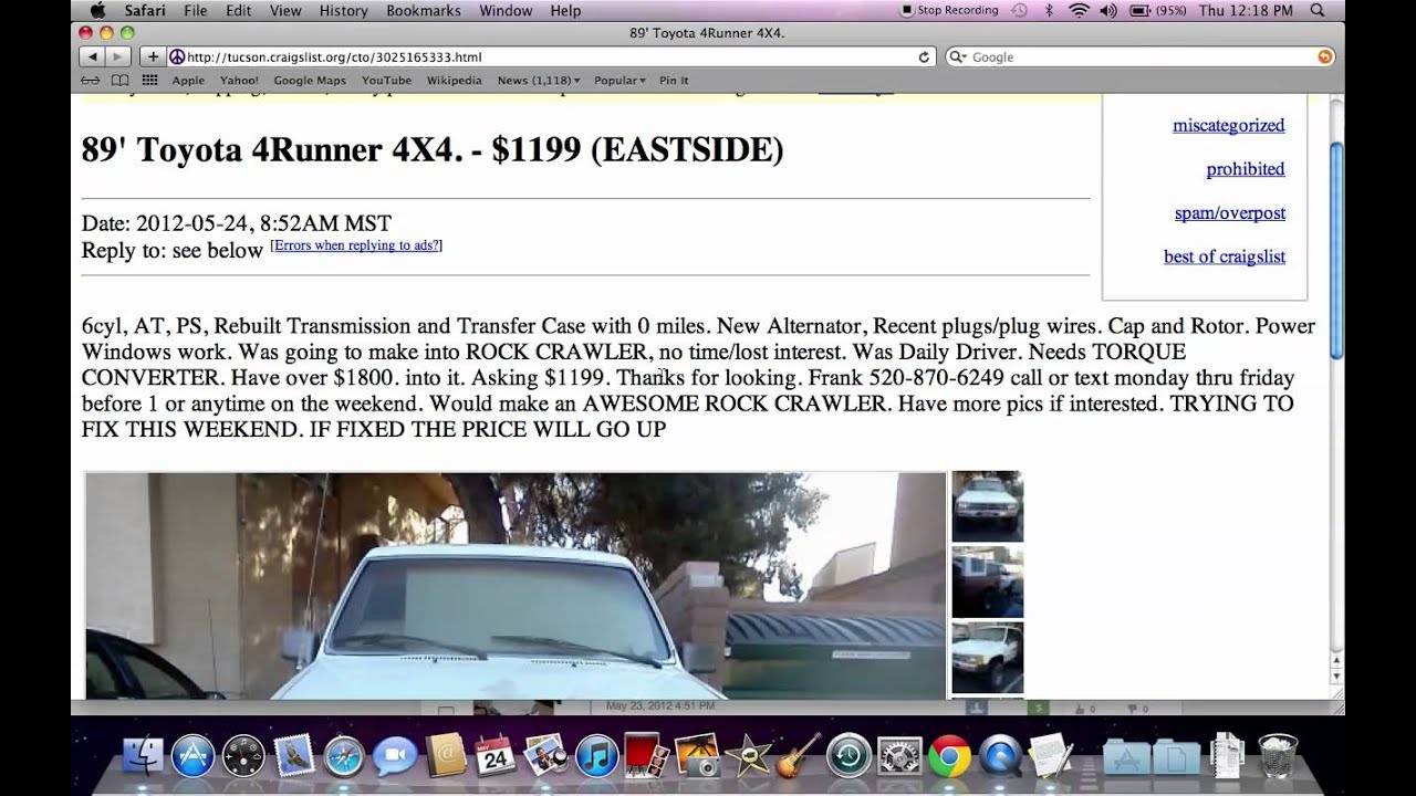 craigslist tucson toyota trucks #2