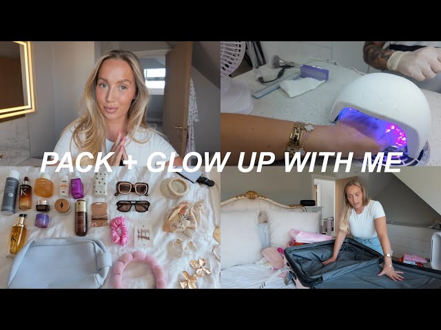 PACK + GLOW UP WITH ME FOR OUR SUMMER HOLIDAY! AD
