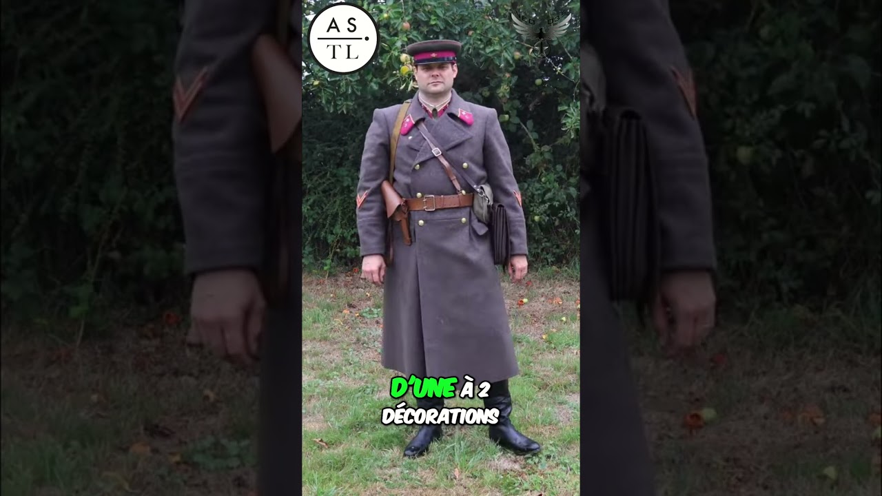 Uniforme soviétique: Les secrets des détails & décorations #shorts
