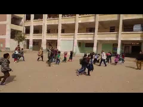 خطة اخلاء مدرسة مصر الحرة الابتدائية - إدارة المعصرة التعليمية