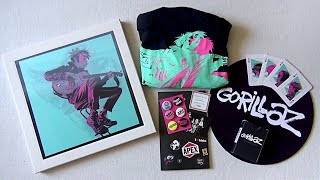 Gorillaz - The Now Now Deluxe Vinyl Box Set (+ T-Shirt, Cards & Slipmat) - Unboxing
