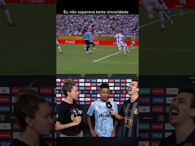 Foi sincero😅 #futebol #futbol #fyp #funny