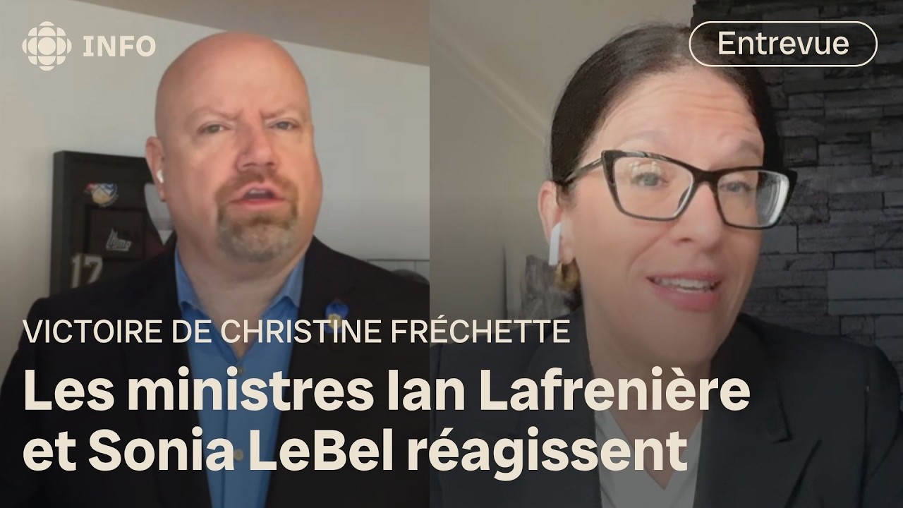 Christine Fréchette, première ministre désignée : la réaction de deux ministres | Première ligne