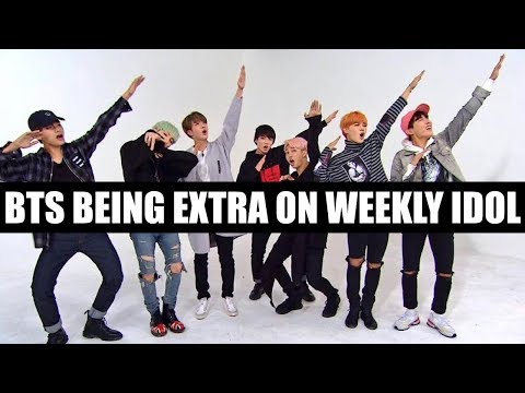 BTS BEING EXTRA ON WEEKLY IDOL