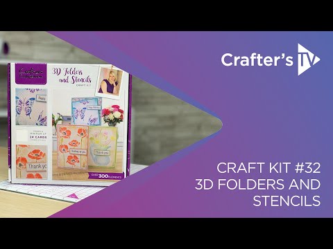 3D Folders and Stencils Box #32