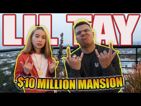 LIL TAY $10 MILLION MANSION (HOUSE TOUR + BHAD BHABIE DISS)