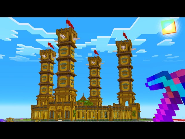 Ik Bouw VIER GIGANTISCHE TORENS In Minecraft Survival!