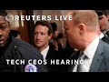 LIVE: TikTok, Snap, Meta, and X CEOs testify in Senate hearing